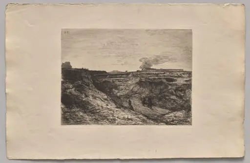 Quarries Near Montmartre, by Nicolas-François Chifflart