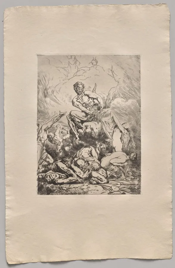 The Devil of Money, by Nicolas-François Chifflart, 1865