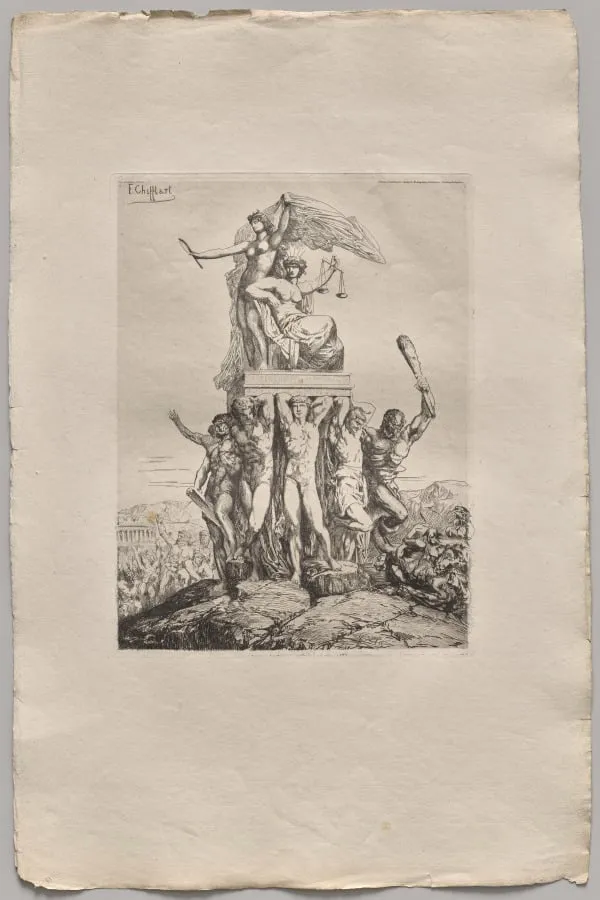 The Triumph of Justice and Truth, by Nicolas-François Chifflart, 1865