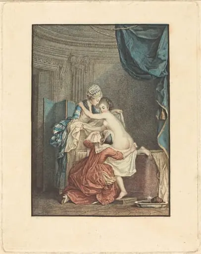 Le bain (The Bath), by Nicolas François Regnault