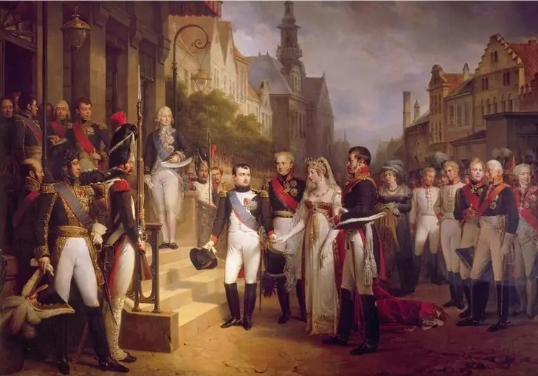 Napoleon Receiving the Queen of Prussia at Tilsit, by Nicolas Gosse