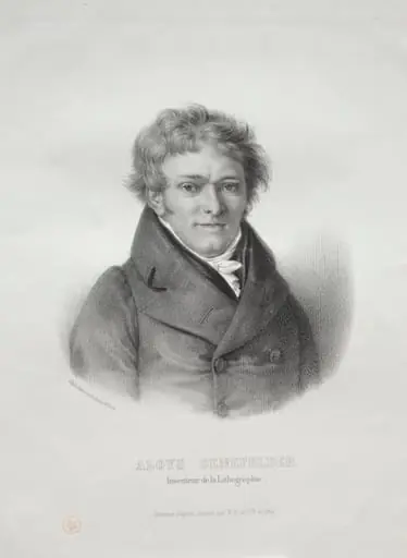 Aloys Senefelder, by Nicolas-Henri Jacob