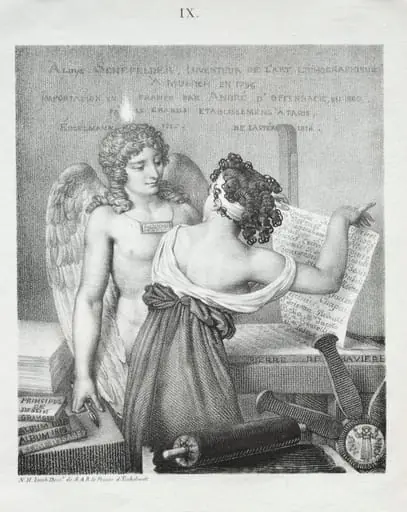 The Genius of Lithography, by Nicolas-Henri Jacob
