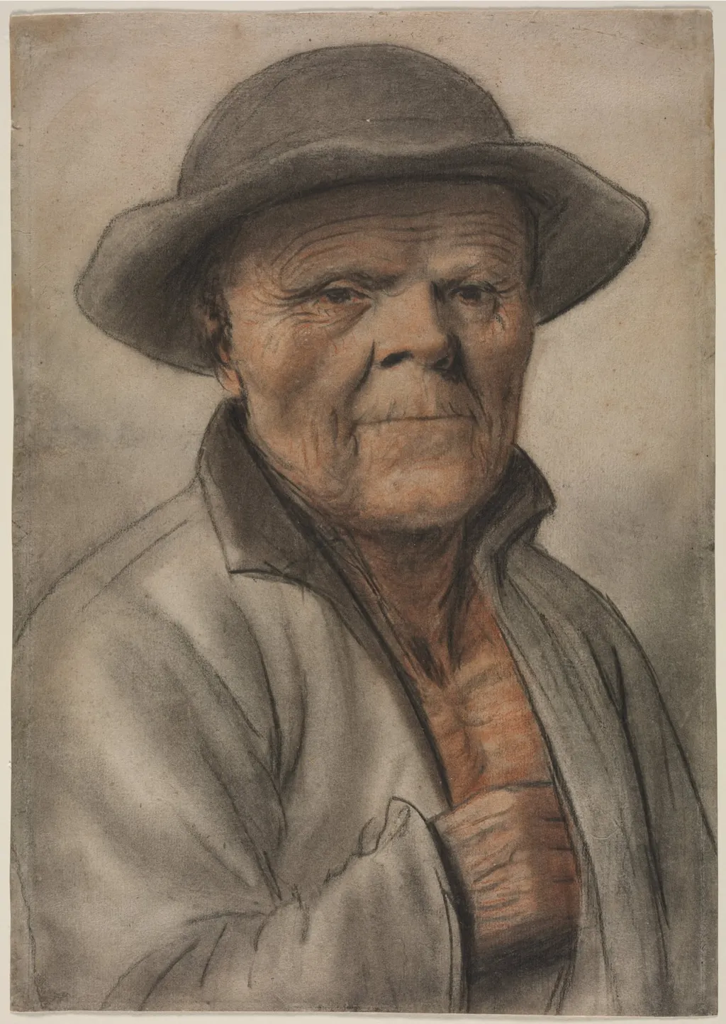 Portrait of an Old Man, by Nicolas Lagneau, 1604