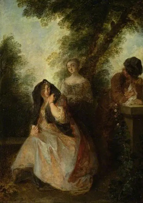 'Dans cette aimable solitude...', by Nicolas Lancret