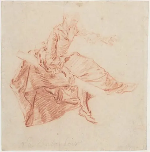 Lady Seated on a See-Saw, by Nicolas Lancret