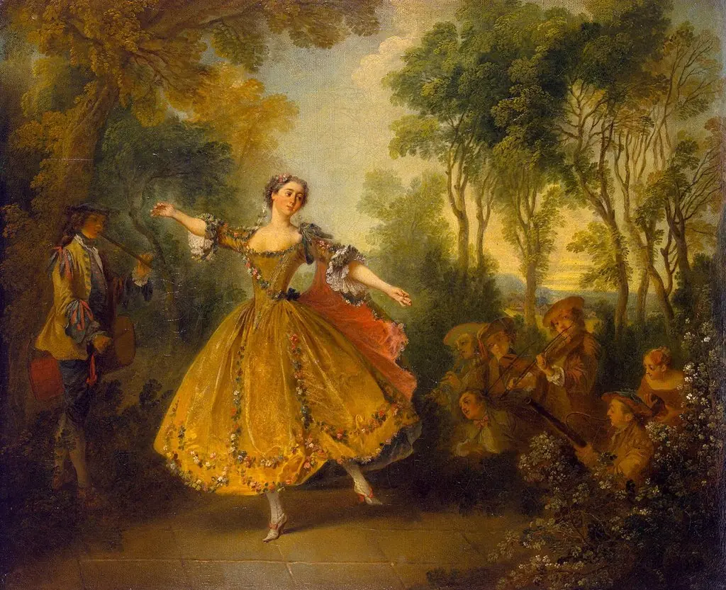 Mlle Camargo Dancing, by Nicolas Lancret