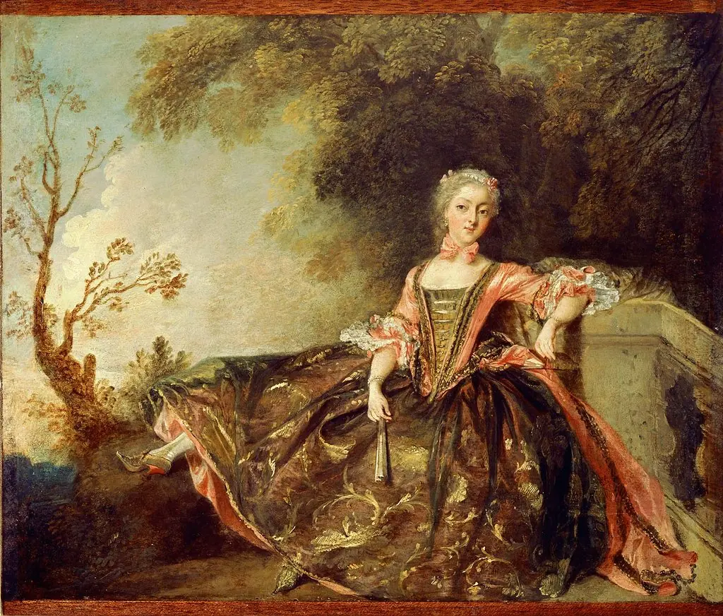 Portrait of a Dancer (Mademoiselle Marie Sallé?), by Nicolas Lancret