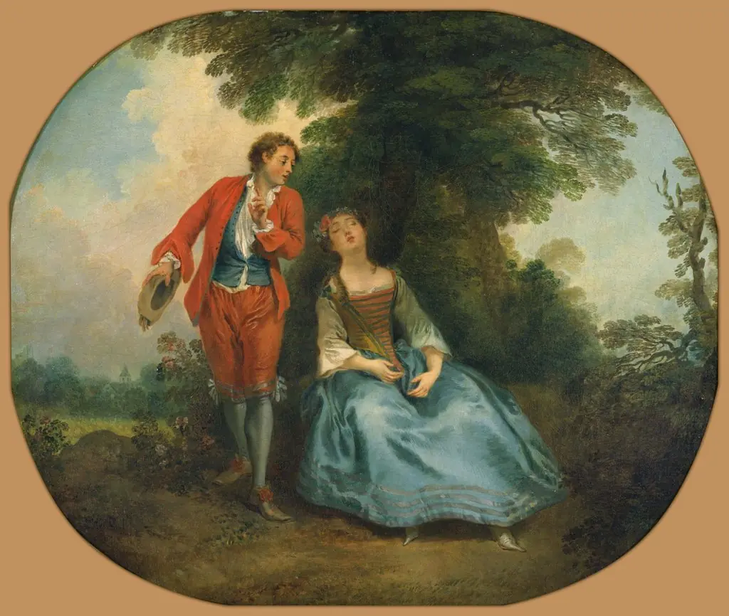 Sleeping Shepherdess, by Nicolas Lancret