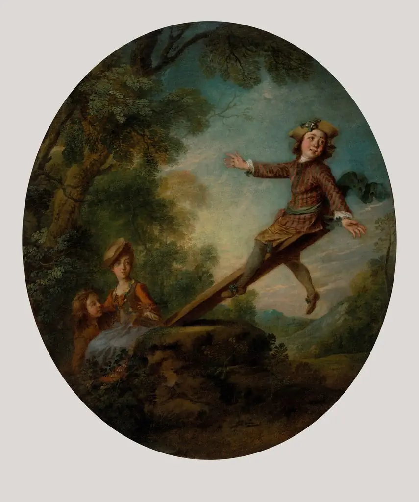 The Seesaw, by Nicolas Lancret