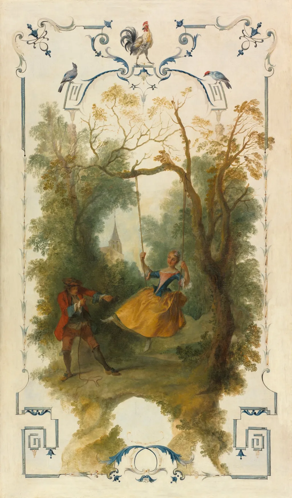 The Swing, by Nicolas Lancret, unspecified, 1725