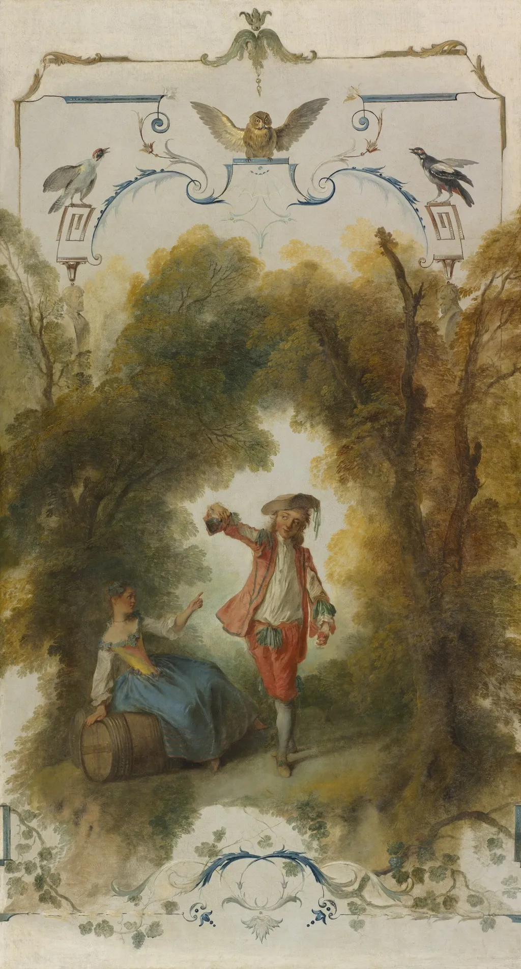 The Vineyard, by Nicolas Lancret, oil, 1723