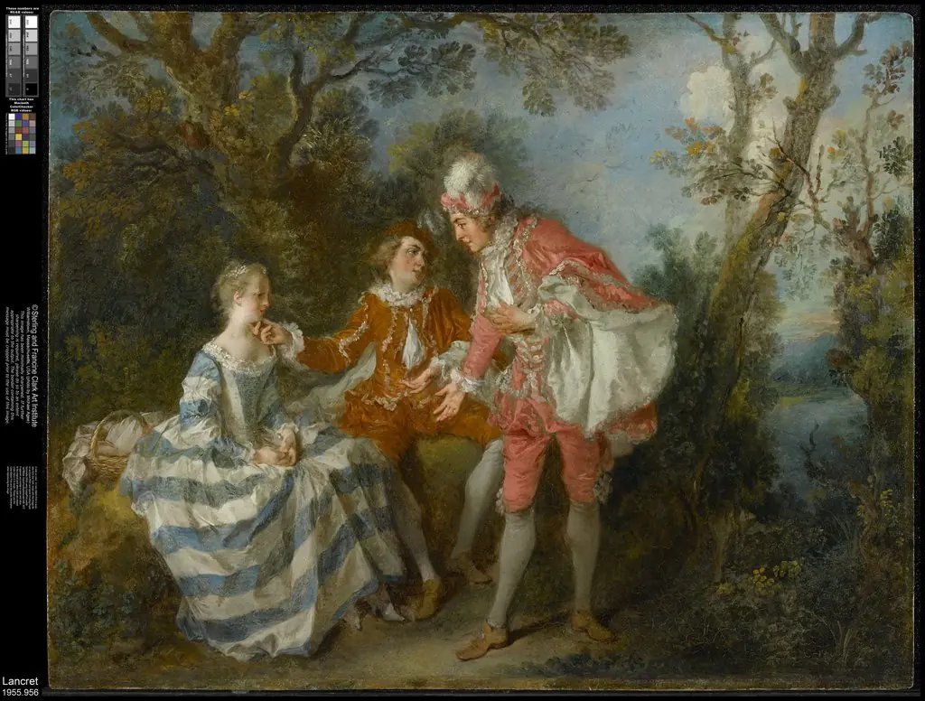 Two Friends, by Nicolas Lancret