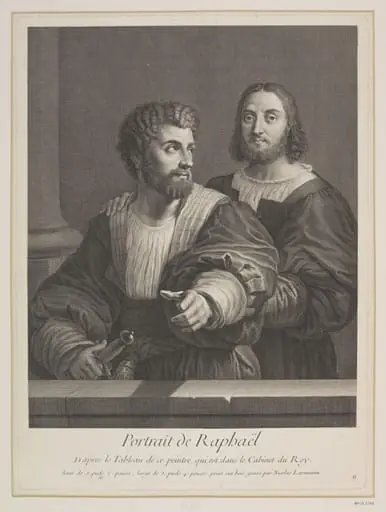 Portrait of Raphael, by Nicolas Larmessin