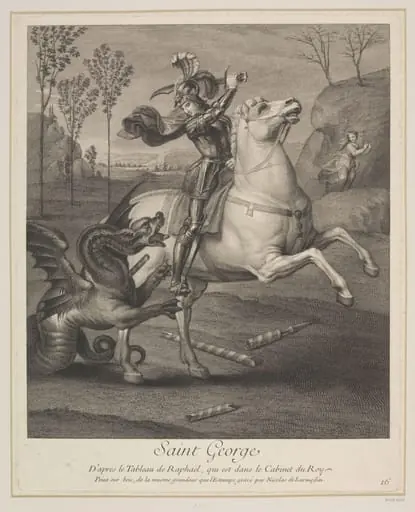 St. George and the Dragon, by Nicolas Larmessin