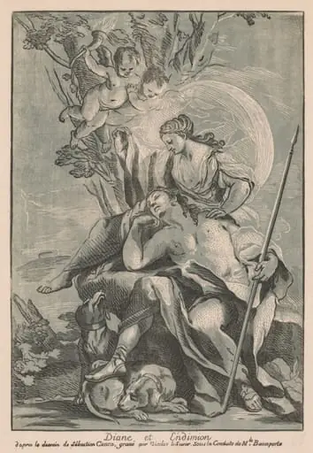Diana and Endymion, by Nicolas LeSueur