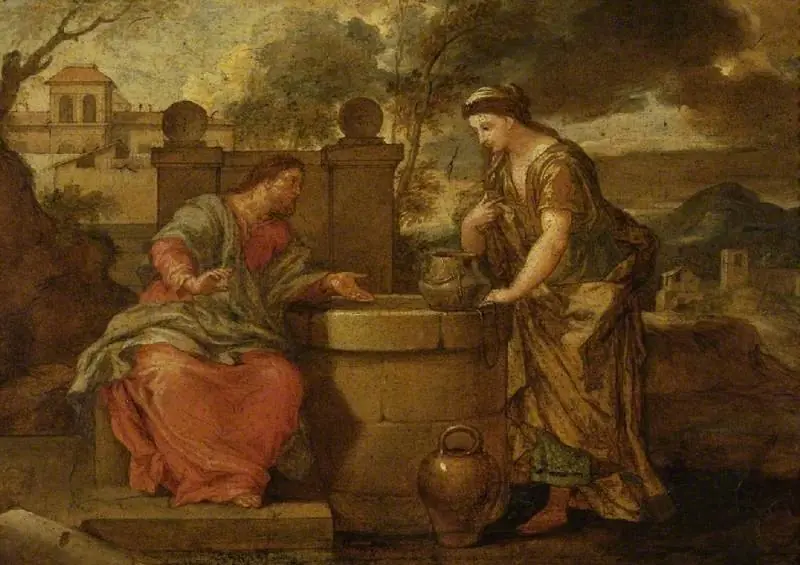 Christ and the woman of Samaria, by Nicolas-Pierre Loir