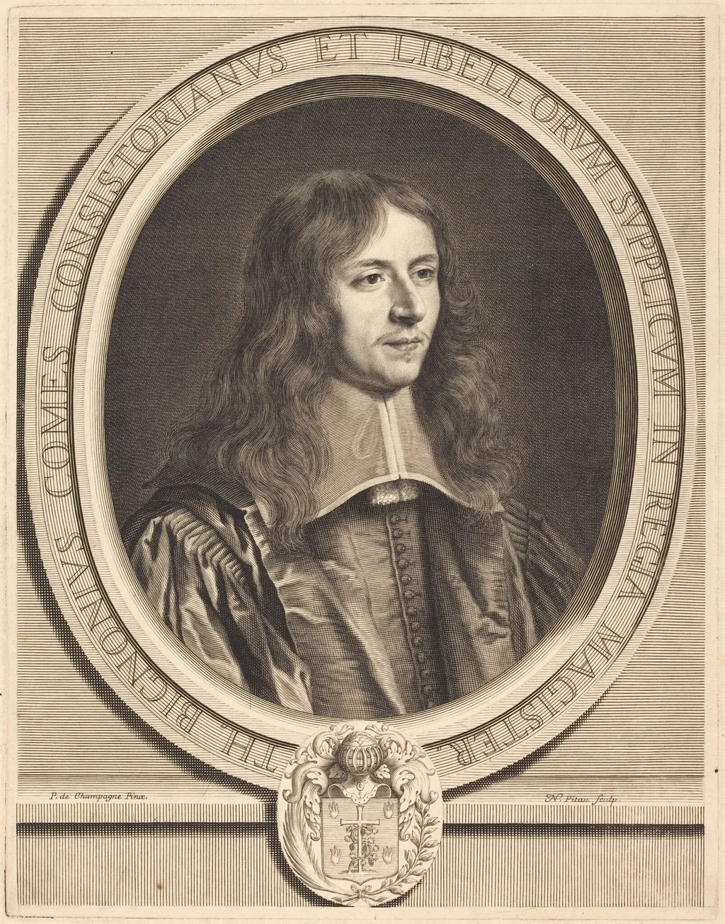Thierry Bignon, by Nicolas Pitau I, ink, 1652