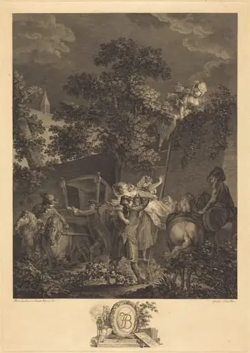 L'enlevement nocturne, by Nicolas Ponce