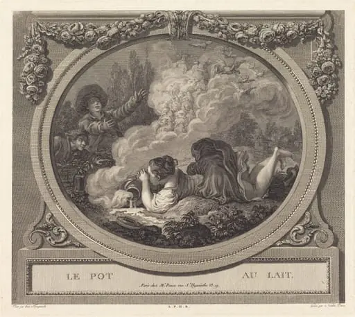 Le pot au lait, by Nicolas Ponce
