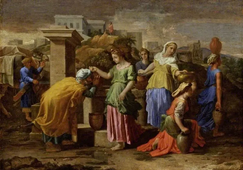 Eliezer and Rebecca, by Nicolas Poussin