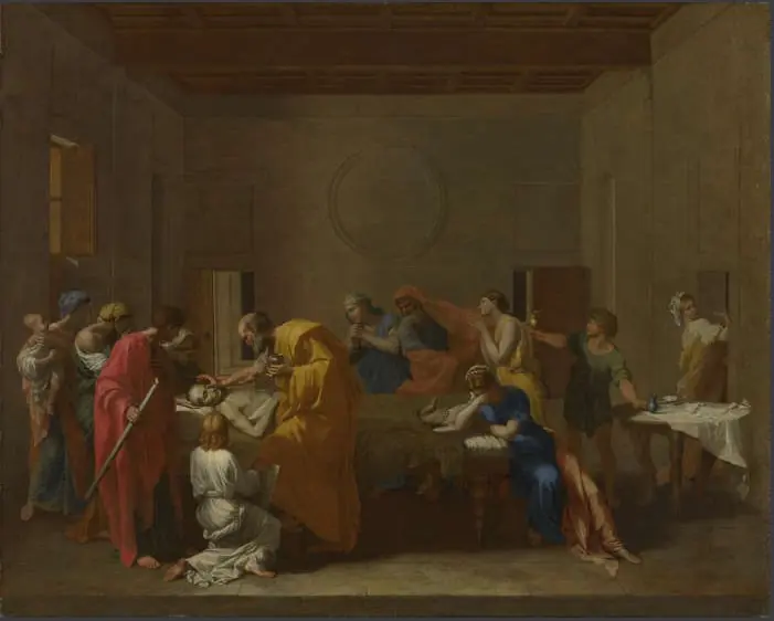 Extreme Unction, by Nicolas Poussin