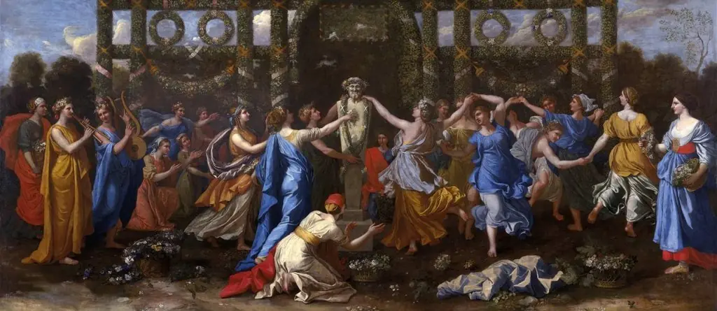 Hymenaios disguised, by Nicolas Poussin