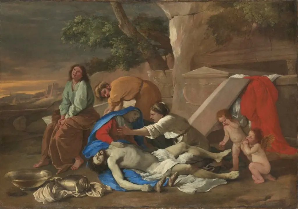 Lamentation over the Body of Christ, by Nicolas Poussin