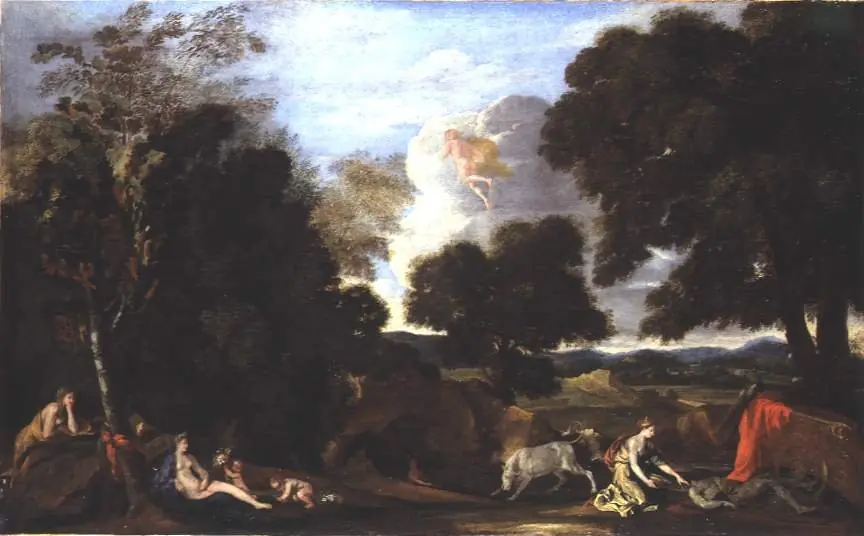 Landschaft mit Juno und dem getöteten Argus, by Nicolas Poussin