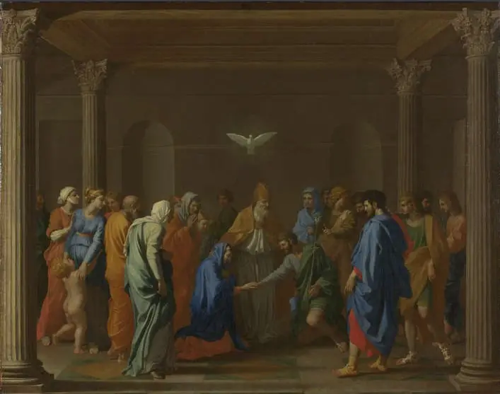 Marriage, by Nicolas Poussin