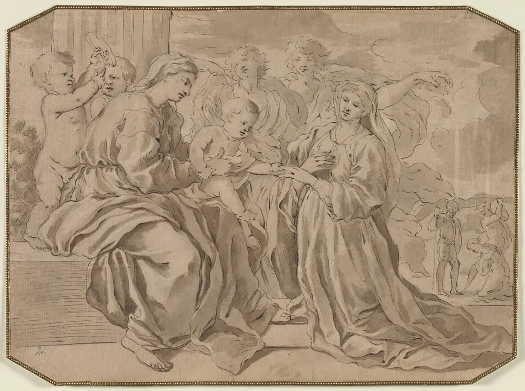 Mystic Marriage of St. Catherine, by Nicolas Poussin, 1639