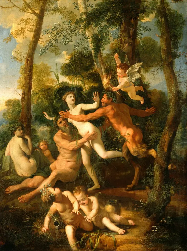 Pan and Syrinx, by Nicolas Poussin