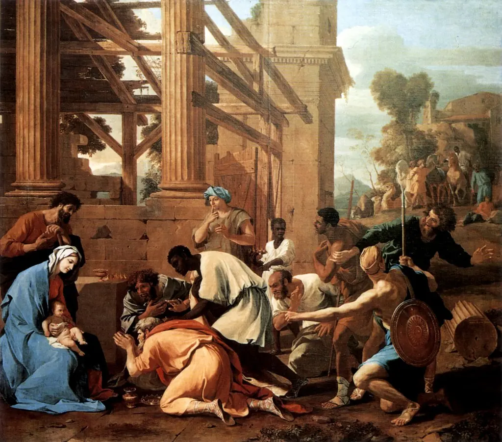The Adoration of the Magi, by Nicolas Poussin