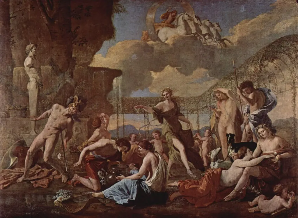 The Empire of Flora, by Nicolas Poussin
