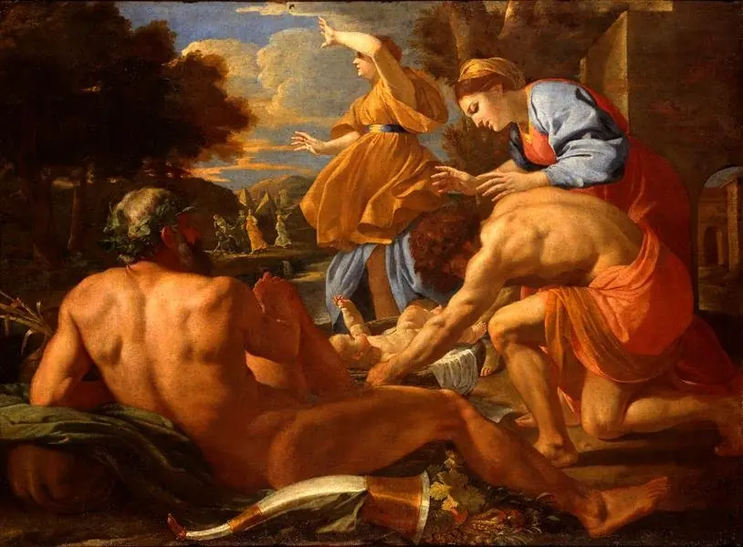 The Exposition of Moses, by Nicolas Poussin