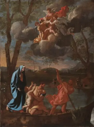 The Return of the Holy Family to Nazareth, by Nicolas Poussin