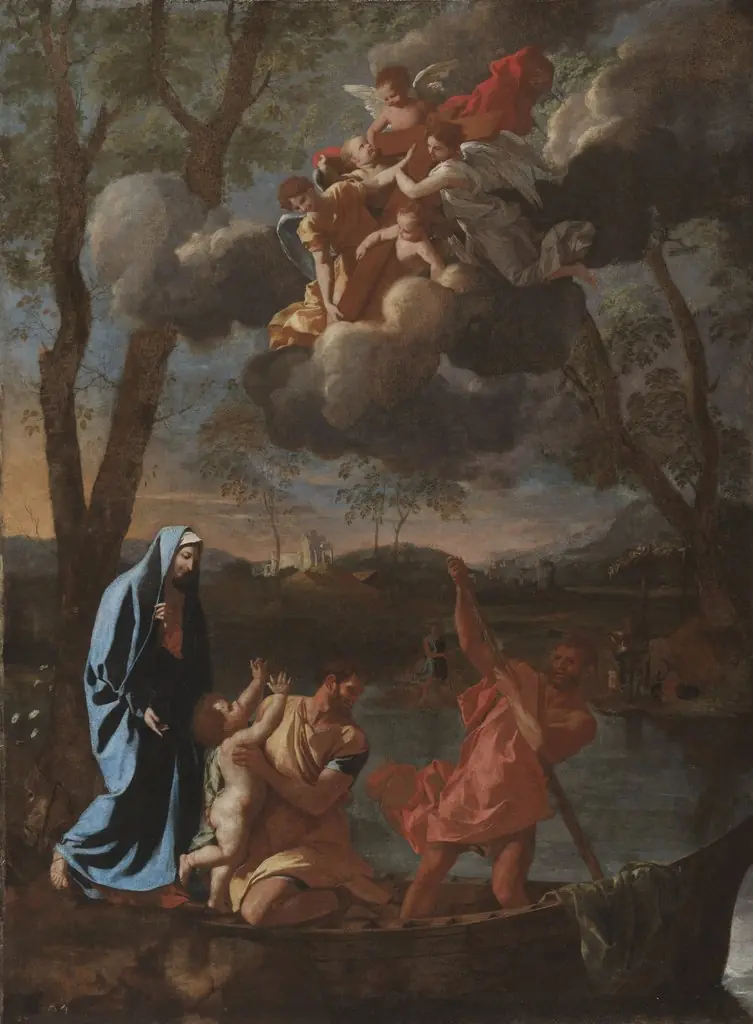 The Return of the Holy Family to Nazareth, by Nicolas Poussin