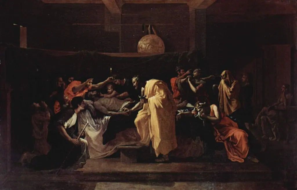 The Sacrament of Extreme Unction, by Nicolas Poussin