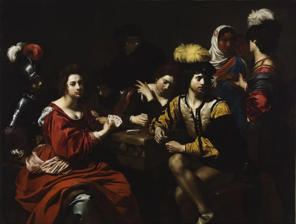 Cardsharps and Fortune Teller, by Nicolas Régnier