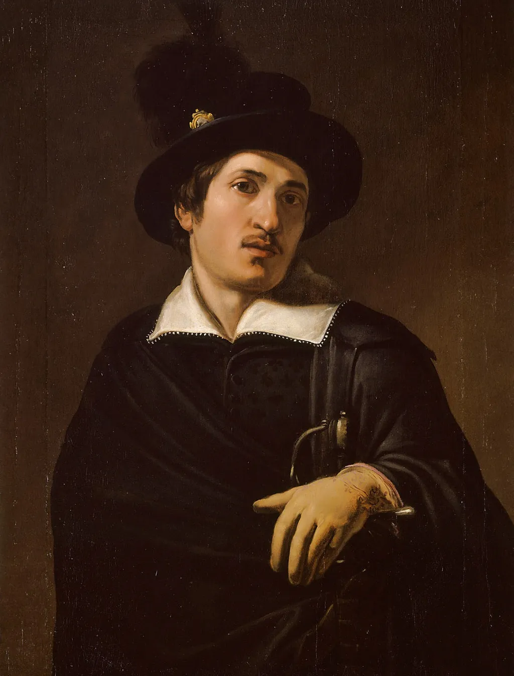 Männliches Bildnis, by Nicolas Régnier, unspecified, 1625
