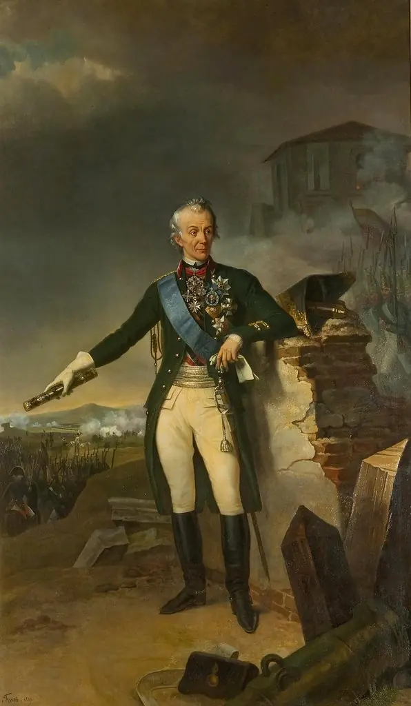 Portrait of Field Marshal, Prince Alexander V. Suvorov (1730-1800), by Nicolas Sébastien Frosté