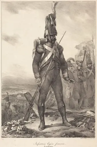 Infanterie legère française, Carabinier, by Nicolas Toussaint Charlet