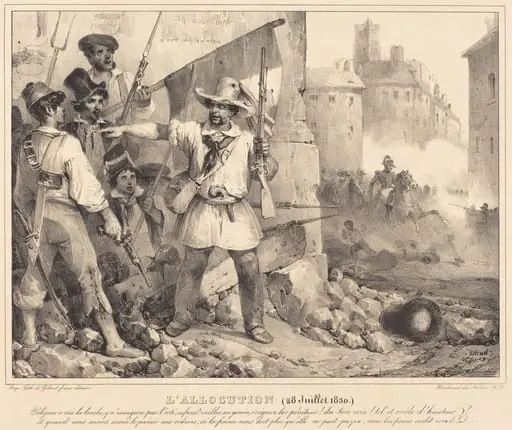 L'Allocution, 20 juillet, 1830, by Nicolas Toussaint Charlet