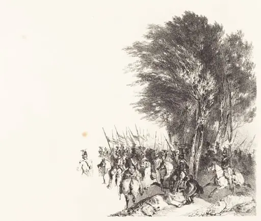 Lanciers en Marche (Lancers on the March), by Nicolas Toussaint Charlet