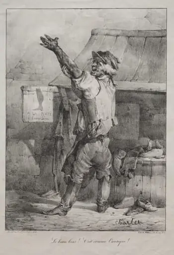 Le beau bras: C'est comme l'antique!, by Nicolas Toussaint Charlet
