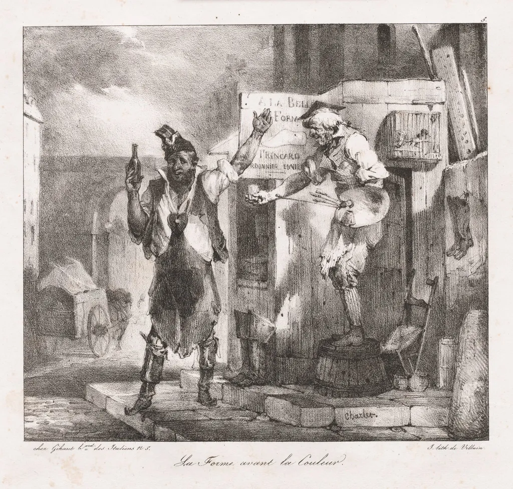 Lithographic Sketches by Charlet: Form before Color, by Nicolas Toussaint Charlet, 1823
