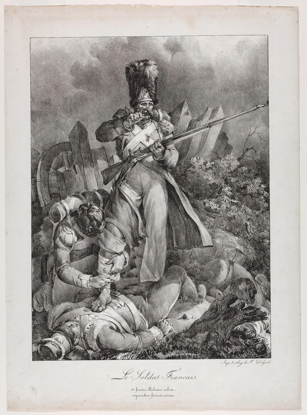 The French Soldier (Le Soldat français), by Nicolas Toussaint Charlet, 1818