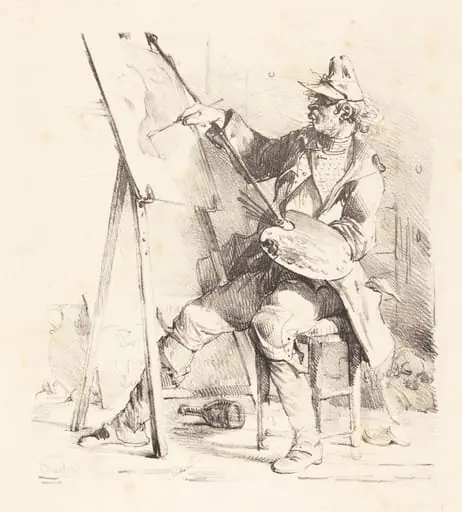 The Sign Painter (Le Peintre d'Enseignes), by Nicolas Toussaint Charlet