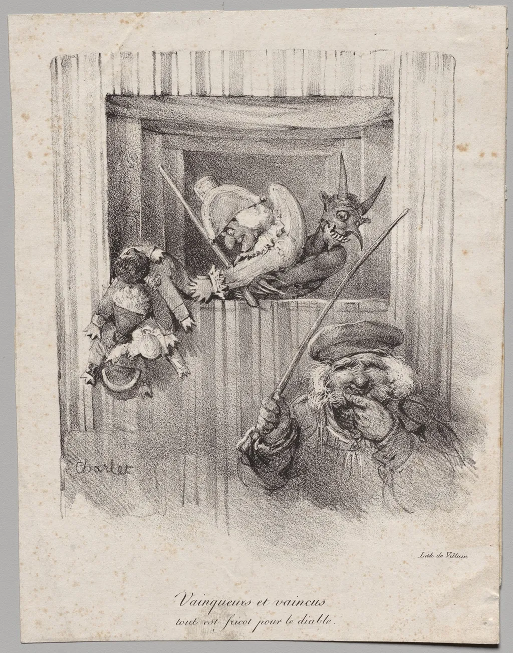 Winners and Losers, All Are Food for the Devil, by Nicolas Toussaint Charlet, 1822