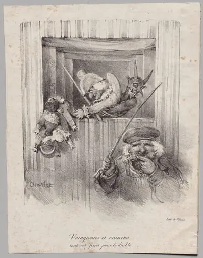 Winners and Losers, All Are Food for the Devil, by Nicolas Toussaint Charlet